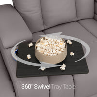 Serenity Italian Leather Home Theater Seating
