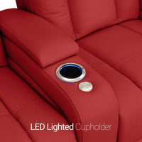 Serenity Italian Leather Home Theater Seating