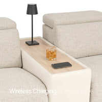 Catalina FX Power Console Table Home Theater L Sectional