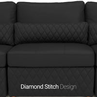 Diamante Home Theater Sectional Sofa w/ Chaise