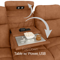 Seatcraft Octavius Big & Tall Home Theater Sofa