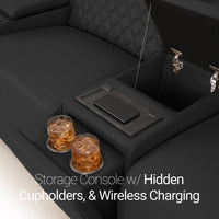Diamante FX Flip-Up Headrest Home Theater Seating
