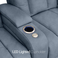Serenity Italian Leather Home Theater Seating
