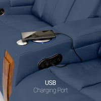 Monaco Italian Leather Home Theater Seating