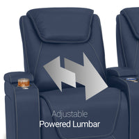 Pantheon Italian Leather Big & Tall Home Theater Seating