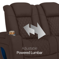 Anthem LT HeatZeroᵀᴹ Italian Leather Home Theater Sofa