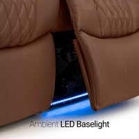 Seatcraft Anthem Sofa & Loveseat Italian Leather, Powered Headrest, Power Recline