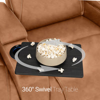 Paladin Italian Leather Heat & Massage Home Theater Seating