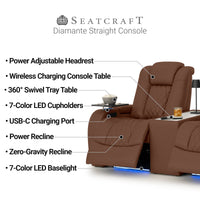Seatcraft Diamante CoolZeroᵀᴹ Table Console Home Theater Seating