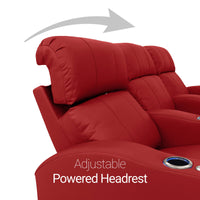 Napa Italian Leather Spacesaver Home Theater Seating