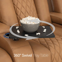Diamante Italian Leather Zero Gravity Home Theater Seating