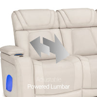 Endeavour HeatZeroᵀᴹ Italian Leather Home Theater Sofa