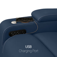 Seatcraft Vienna Sofa & Loveseat Italian Leather, Powered Headrest & Lumbar, Power Recline