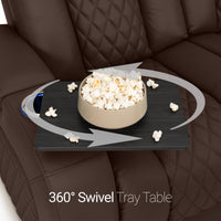 Seatcraft Anthem Sofa & Loveseat Italian Leather, Powered Headrest, Power Recline
