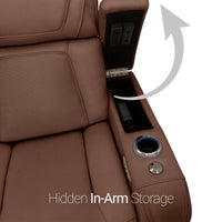 Endeavour HeatZeroᵀᴹ Italian Leather Home Theater Loveseat