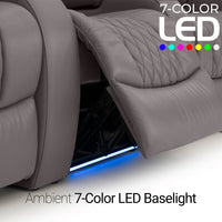 Diamante Italian Leather Zero Gravity Home Theater Seating