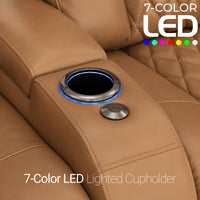 Diamante Italian Leather Zero Gravity Home Theater Seating