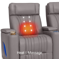 Valore Zero Gravity Home Theater Seating with Heat & Massage