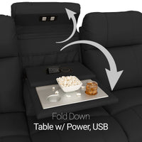 Seatcraft Octavius Big & Tall Home Theater Sofa