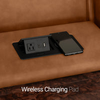 Seatcraft Anthem Sofa Italian Leather, Powered Headrest, Power Recline
