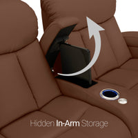Grenada Italian Leather BACKROW Theater Seating®