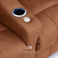 Napa Italian Leather Spacesaver Home Theater Seating
