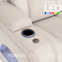 Endeavour HeatZeroᵀᴹ Italian Leather Home Theater Sofa