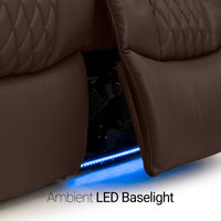 Seatcraft Anthem Sofa & Loveseat Italian Leather, Powered Headrest, Power Recline