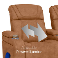 Caliente Zero Gravity Home Theater Seating with Heat & Massage
