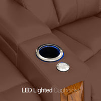 Monaco Italian Leather Home Theater Seating