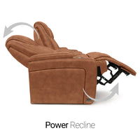 Pantheon Italian Leather Big & Tall Home Theater Seating