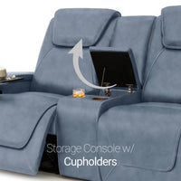 Seatcraft Colosseum Big & Tall Home Theater Sofa