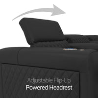 Diamante FX Flip-Up Headrest Home Theater Seating