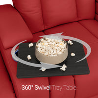 Serenity Italian Leather Home Theater Seating