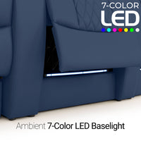 Diamante CoolZeroᵀᴹ Italian Leather BACKROW Theater Seating®