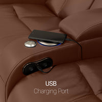Grenada Italian Leather Home Theater Seating