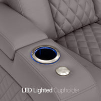 Seatcraft Anthem Sofa & Loveseat Italian Leather, Powered Headrest, Power Recline