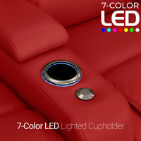 Equinox Chaise CoolZeroᵀᴹ Italian Leather Home Theater Seating