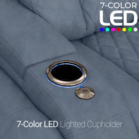Diamante CoolZeroᵀᴹ Italian Leather BACKROW Theater Seating®
