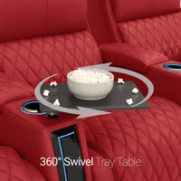 Apex Chaise CoolZeroᵀᴹ Italian Leather Home Theater Seating