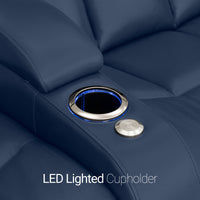 Grenada Italian Leather Home Theater Seating