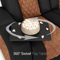 Anthem LT HeatZeroᵀᴹ Italian Leather Home Theater Loveseat