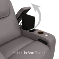 Seatcraft Vienna Sofa & Loveseat Italian Leather, Powered Headrest & Lumbar, Power Recline