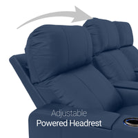 Julius Italian Leather Big & Tall Home Theater Seats