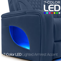 Armada LT HeatZeroᵀᴹ Italian Leather Home Theater Sofa