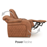 Diamante Italian Leather Zero Gravity Home Theater Seating