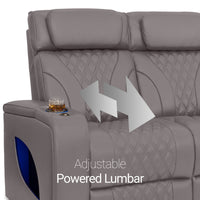 Armada LT HeatZeroᵀᴹ Italian Leather Home Theater Sofa