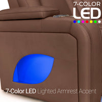 Endeavour HeatZeroᵀᴹ Italian Leather Home Theater Loveseat