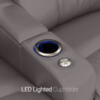 Venetian Italian Leather Home Theater Seating