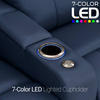 Monterey Chaise CoolZeroᵀᴹ Italian Leather Home Theater Seating